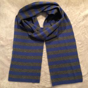 Land's End Blue & Grey Scarf